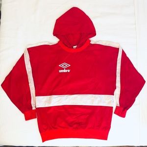 Red Umbro Windbreaker in Red Sz M